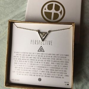 Bryan Anthonys Perspective silver necklace NEW